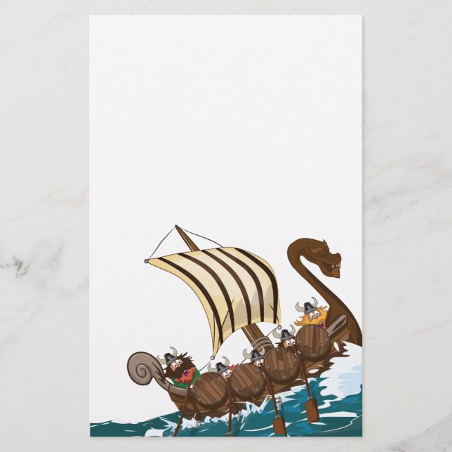 Papelaria Frota da invasão de Viking (Frente)