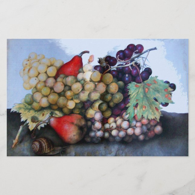 PAPELARIA FRUTAS 1 DA SEASON - UVAS E PERAS (Frente)