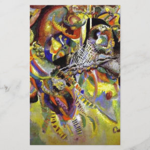 Papelaria Fugue Abstrato Pintura por Kandinsky