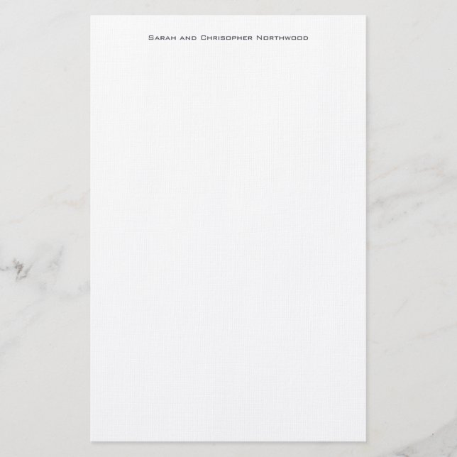 Papelaria Fundamentos: Antracite: Papel de Carta (Frente)