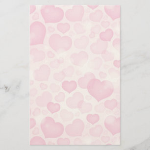 Papelaria Fundo com Corações