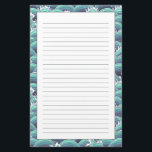 Papelaria Fundo das Ondas do Mar Decorativo<br><div class="desc">O fundo da onda do mar no estilo decorativo. Um padrão perfeito. Ilustração vetorial. © e ® Bigstock® - Todos os direitos reservados.</div>