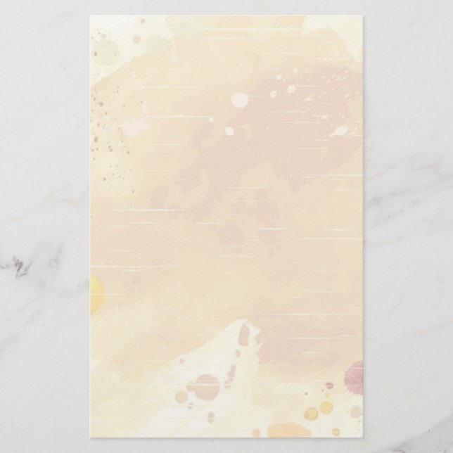 Papelaria fundo de aquarela (Frente)