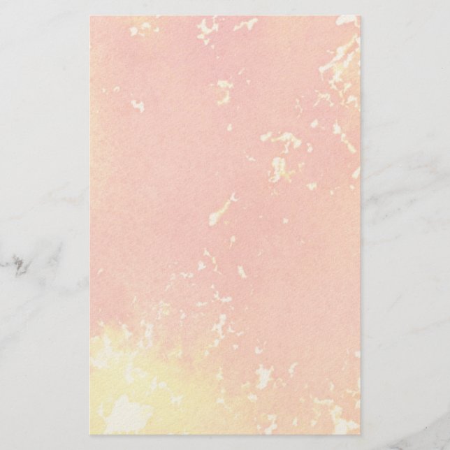 Papelaria fundo de cor d'água pintado manualmente com abstra (Frente)