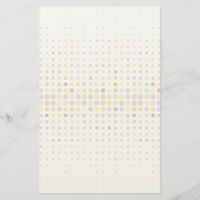 Papelaria Fundo de ponto multicolorido (Frente)