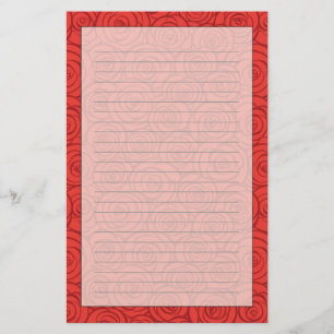 Papelaria Fundo do Abstrato Rosa vermelha