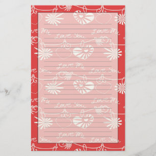 Papelaria Fundo do dia de são valentim