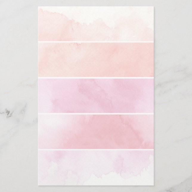 Papelaria fundo dos banners de aquarela para o seu design (Frente)