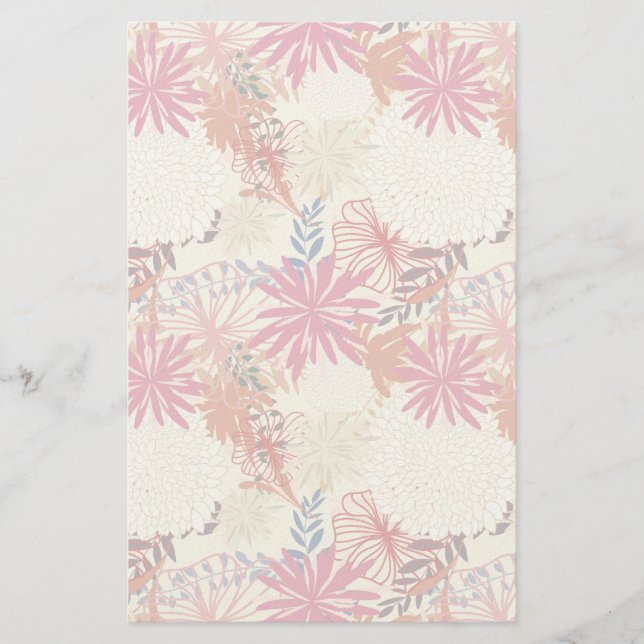 Papelaria Fundo floral 3 (Frente)