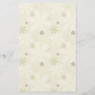 Papelaria Fundo floral retro