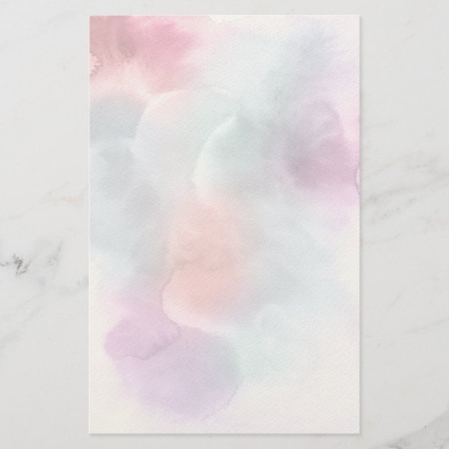 Papelaria Fundo pintado com Abstrato de aquarela 10 (Frente)