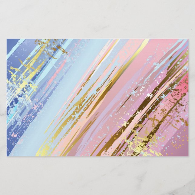 Papelaria Fundo Rosa Texturizado (Frente)