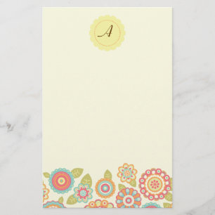 Papelaria Funky Boho Retro Flowers Casamento