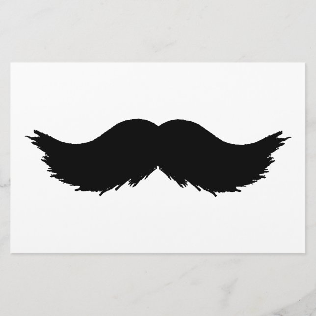 Papelaria Furry Black Mustache (Frente)