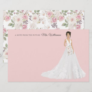 Papelaria Futuro Senhora Bride Obrigado Stationery
