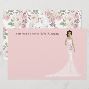 Papelaria Futuro Senhora Bride Obrigado Stationery