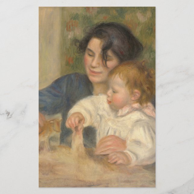 Papelaria Gabrielle e Jean (por Pierre-Auguste Renoir) (Frente)