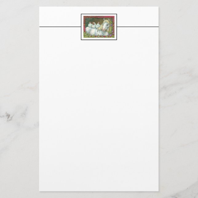 PAPELARIA GALINHAS NA ESTAÇÃO ESTÁVEL, HORSA E GALINHAS (Frente)