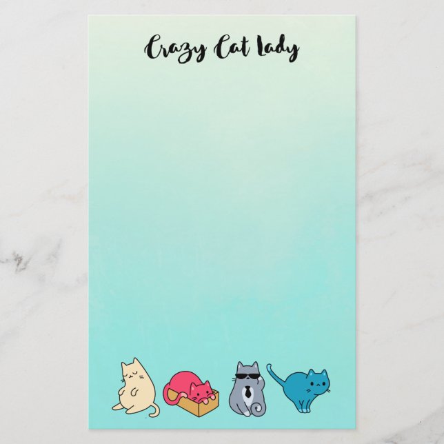 Papelaria Gato Louco e 4 Gatos (Frente)