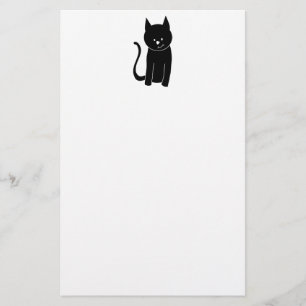 Papelaria Gato preto bonito