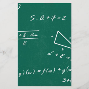 Papelaria geek de álgebra professor de matemática
