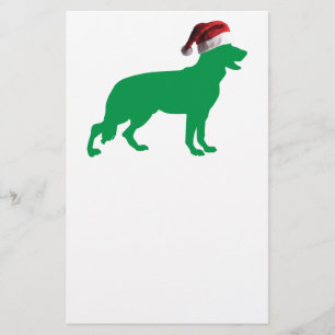 Papelaria German shepherd de Natal