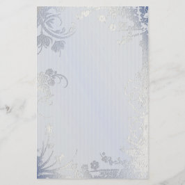 Papelaria Glimmer prateado - Papel de carta