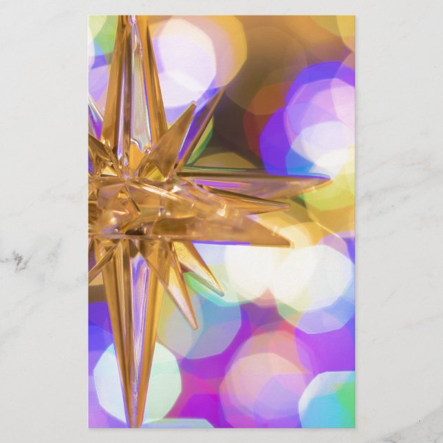 Papelaria Glitter Estrela (Frente)