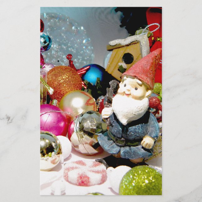Papelaria Gnomo decorativo (Frente)