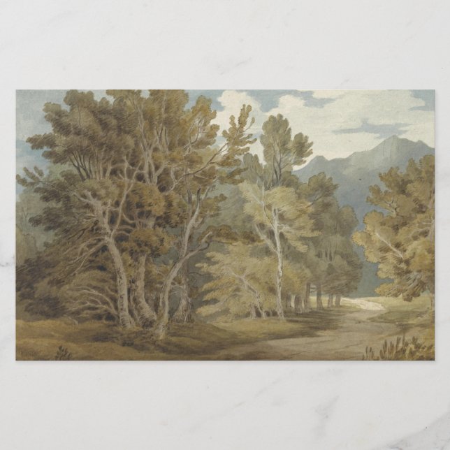 Papelaria Gowbarrow Park, Ullswater (por John White Abbott) (Frente)