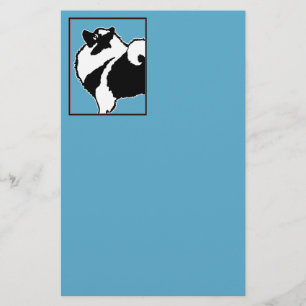 Papelaria Gráficos Keeshond - Arte de Cachorro Original