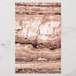 Papelaria Granito laranja moderno e castanho-bege