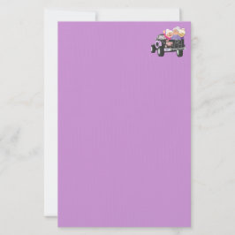 Papelaria Grannies Ride Black Pickup Stationery