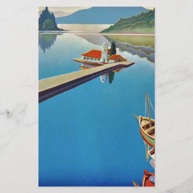 Papelaria Grécia Antiga Viagens - Ilha de Corfu (Frente)