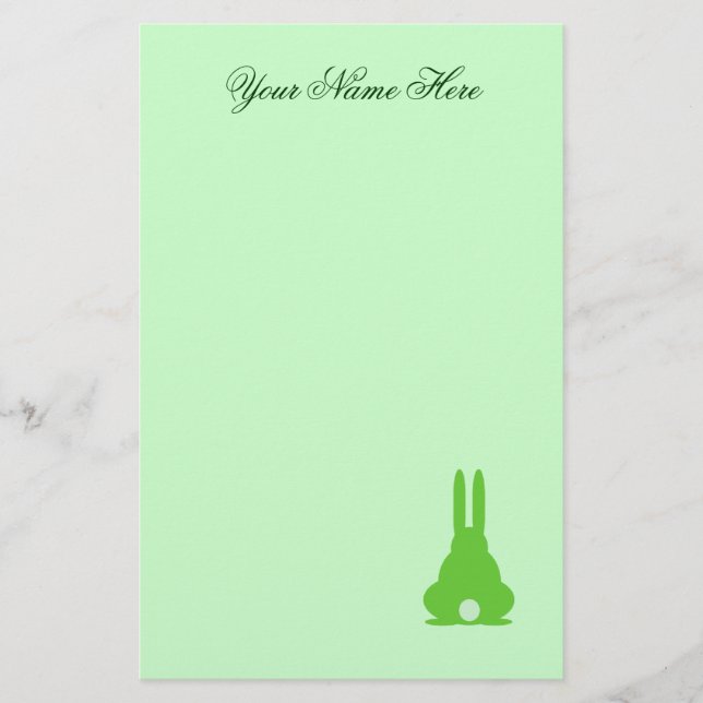 Papelaria Green Bunny (Frente)