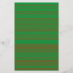Papelaria Grey Brown Stripes Verde