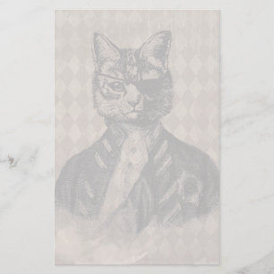 Papelaria Grunge do gato do Harlequin
