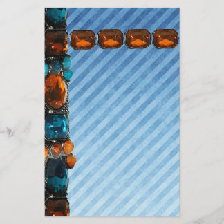 Papelaria Grupos Funky da gema & da jóia estacionários