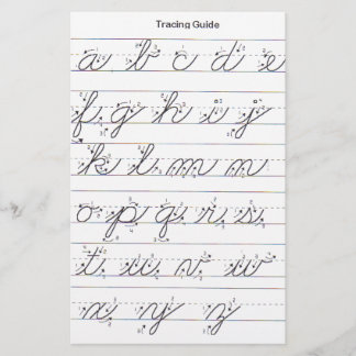 Papelaria Guia Cursive Lowercase