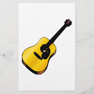 Papelaria Guitarra Pop Art