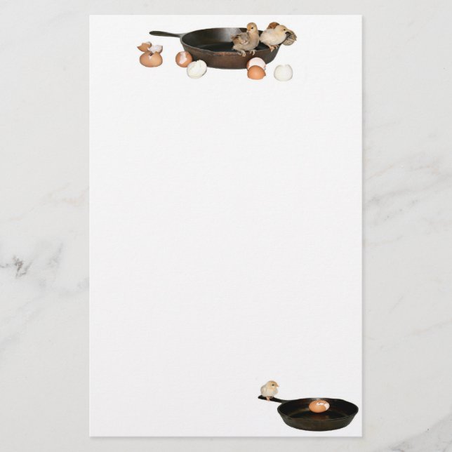 Papelaria Habilidade e pintinhos (Frente)