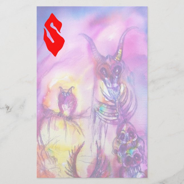 Papelaria HALLOWEEN MONSTERS / ORK WAR Fantasy (Frente)