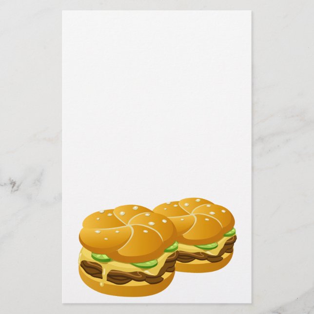 Papelaria Hamburger-2 Carta (Frente)