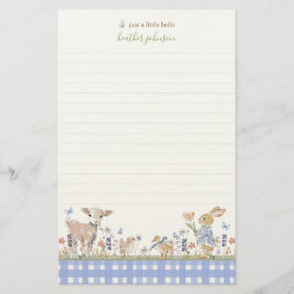 Papelaria Hearthlight Notes Primavera Suave Xadrez Prado
