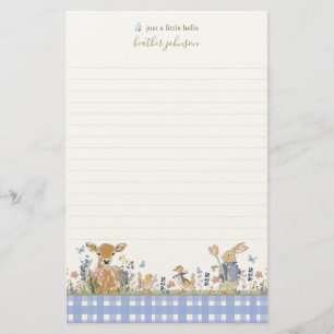 Papelaria Hearthlight Notes Primavera Suave Xadrez Prado