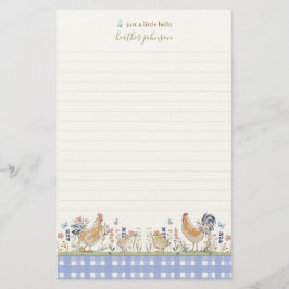 Papelaria Hearthlight Notes Primavera Suave Xadrez Prado