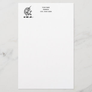 Papelaria Herádico Casaco de Braços do Unicórnio Emblem