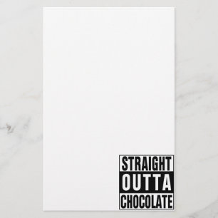 Papelaria Hetero fora de chocolate