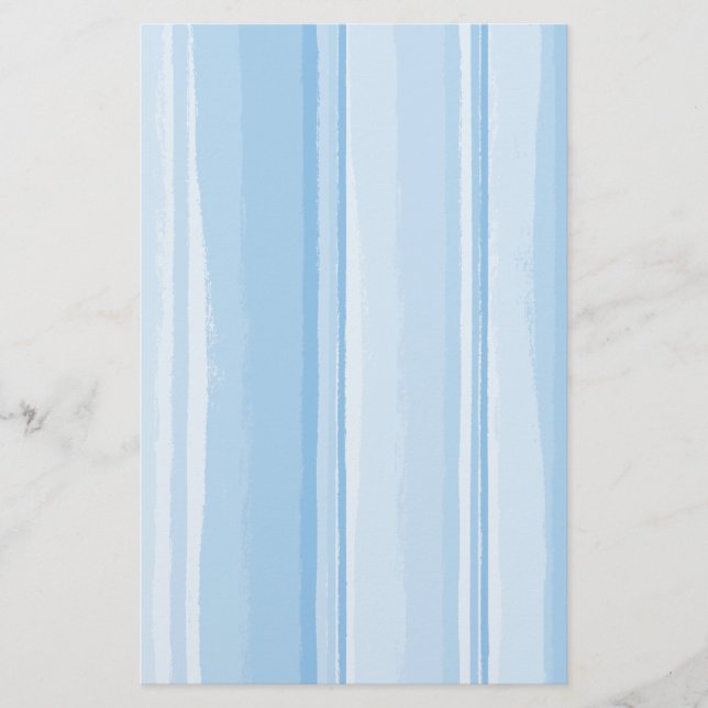 Papelaria Hibiscus em faixas de aquarela (Frente)