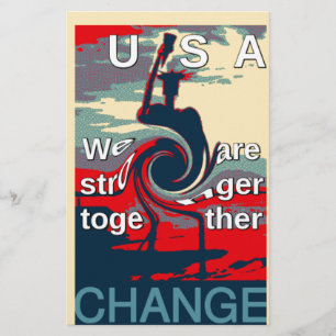 Papelaria Hillary USA somos mais fortes juntos